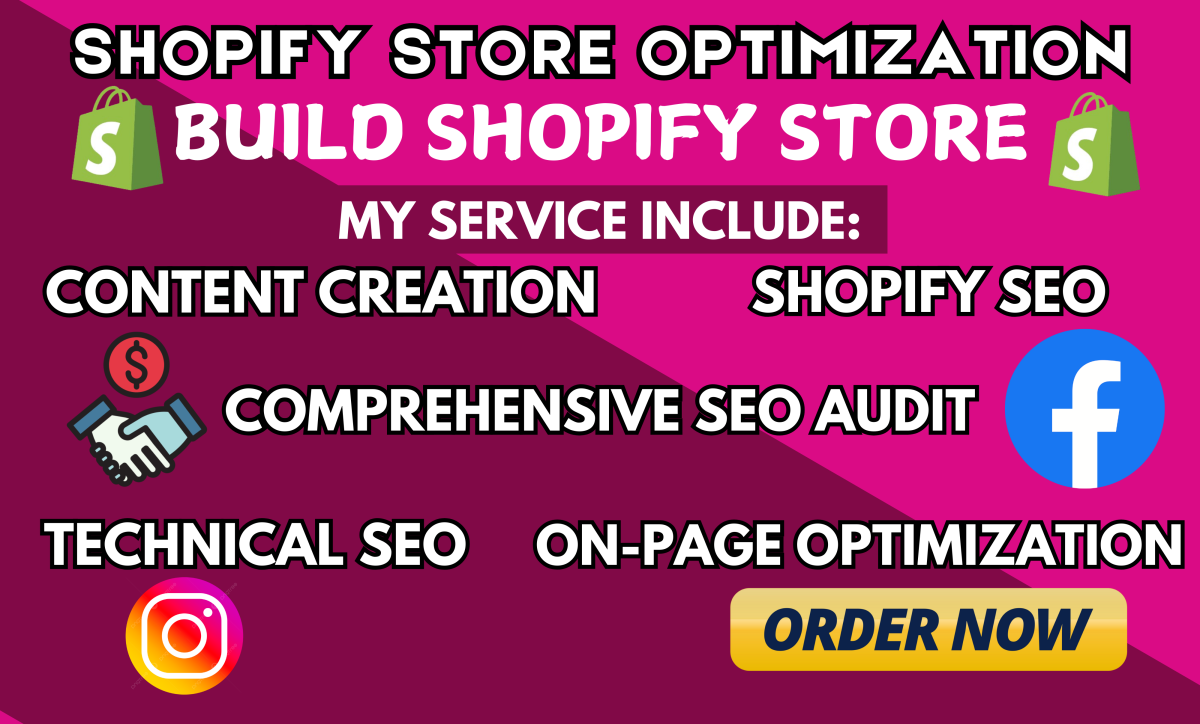 I Will Build and Optimize Your Shopify Store SEO for Maximum Sales and Conversions