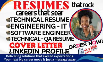 I Will Write Engineering Resumes for Software Engineers, QA Professionals, Sales Tech Experts, and More