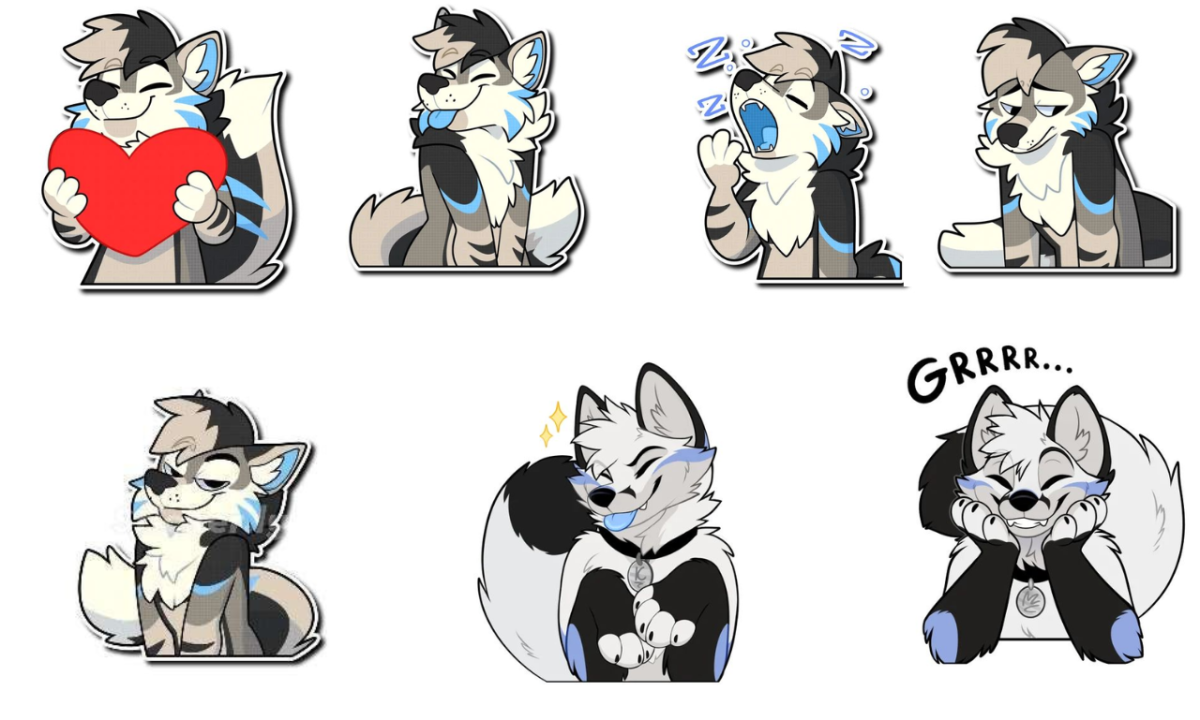 I Will Create Custom Furry Telegram Animated Stickers & DC Stickers