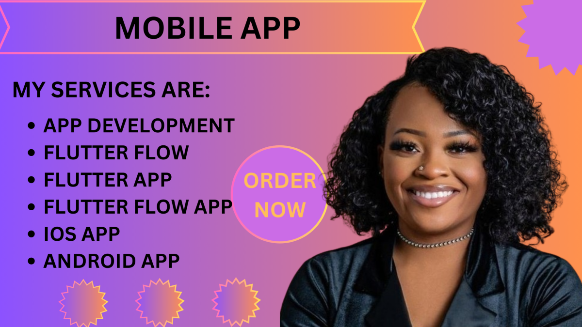 I Will Develop Mobile Apps for iOS and Android Using Flutter Flow