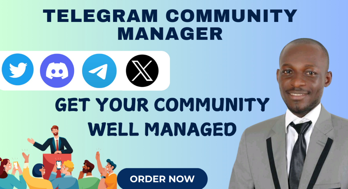 I Will Be Your Discord and Twitter Community Moderator & Crypto Telegram Manager