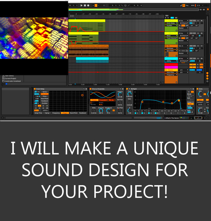 Make a unique sound design for your project by Cano_sound  Fiverr