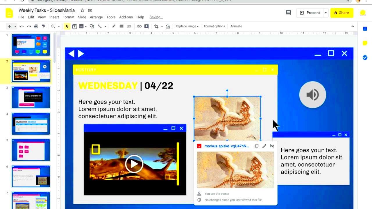 How to create a clickable thumbnail image in Google Slides  YouTube