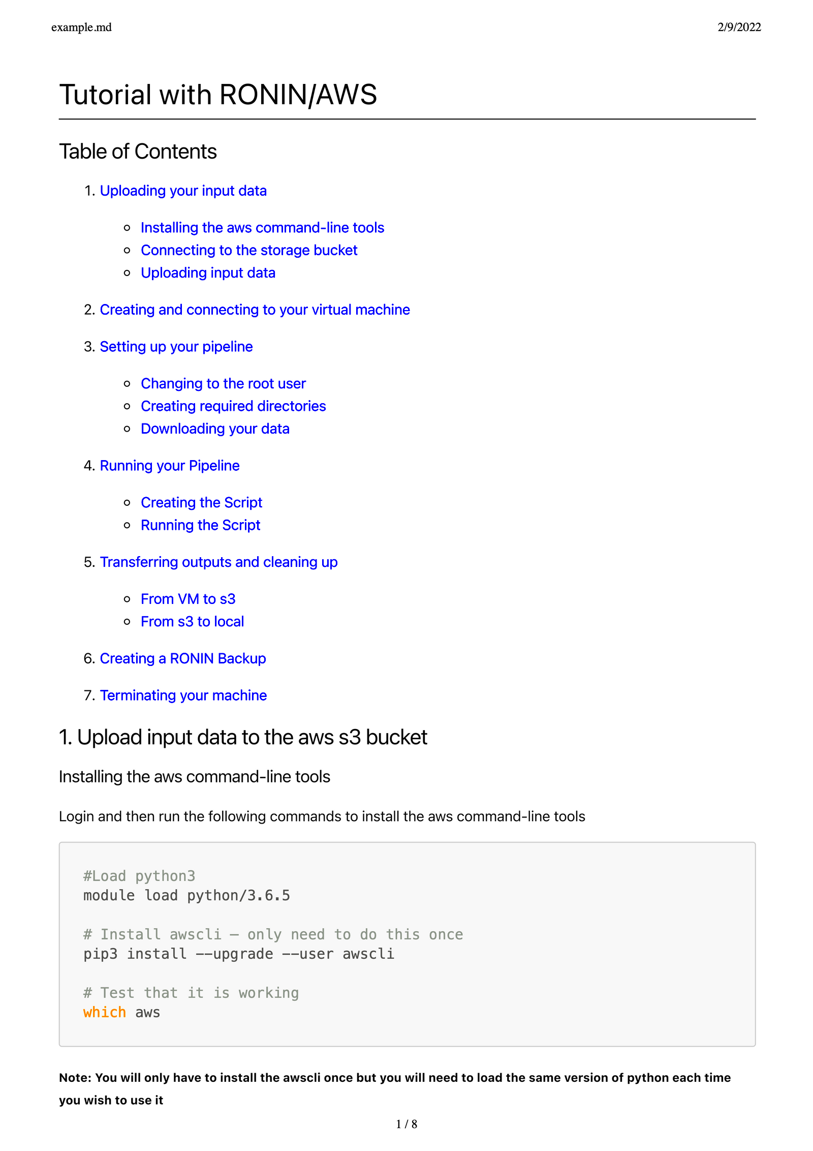 Documenting Your Workloads With Markdown