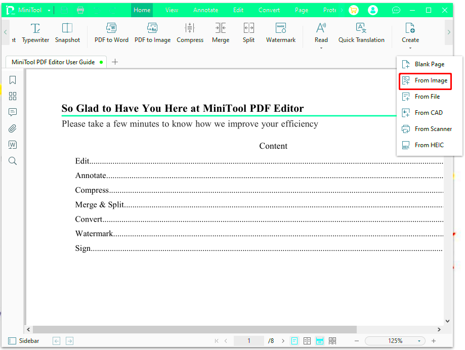 Herere 2 Simple Ways to Create PDF from Multiple Images