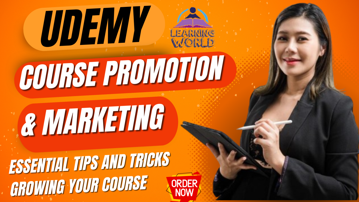 I Will Promote Your Udemy Course Online and Ensure Effective Udemy Course Marketing