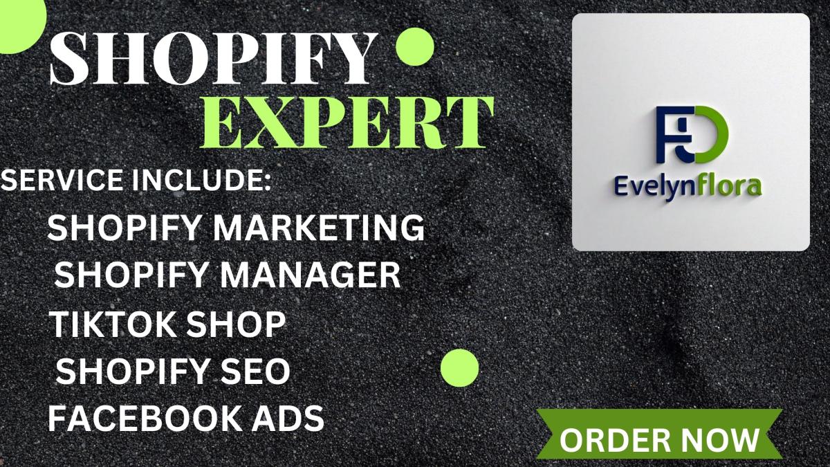 I Will Be Your Shopify Marketing Manager for SEO and TikTok Shop to Boost Sales