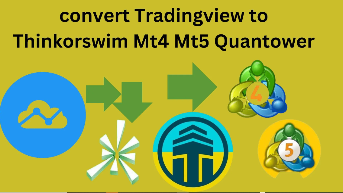 I Will Convert TradingView to ThinkorSwim, MT4, MT5, Quantower