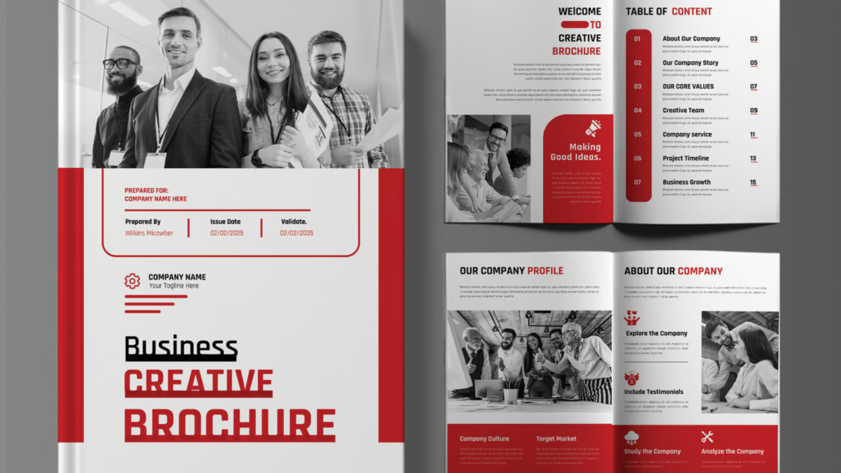 I Will Design Your Company Profile, Business Brochure, Proposal, Magazine, Catalog, and Booklet