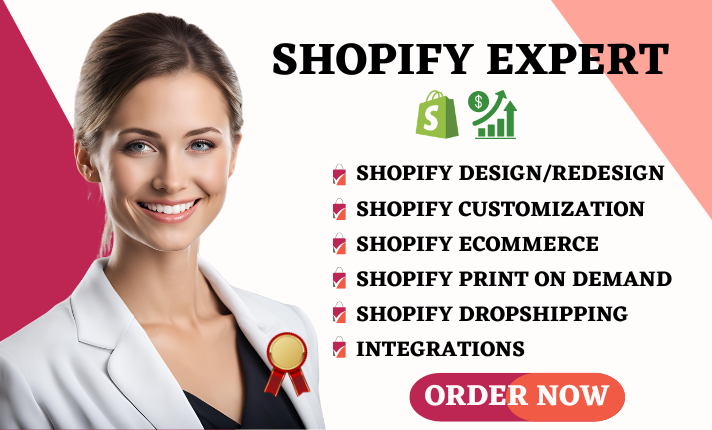 I Will Design Your Shopify Store for Print on Demand Dropshipping