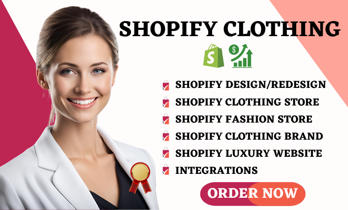 I Will Design a Shopify Website for Your Clothing Store or Fashion Store