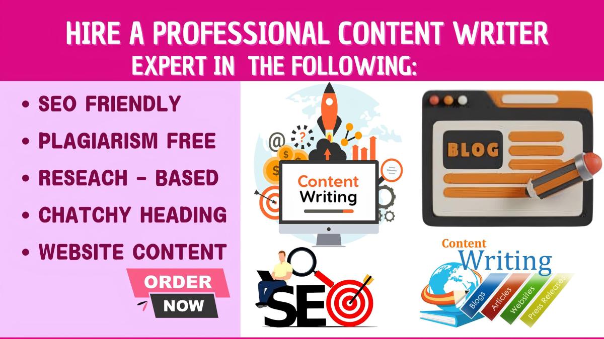 I Will Be Your Perfect Content Writer for Website Copywriting