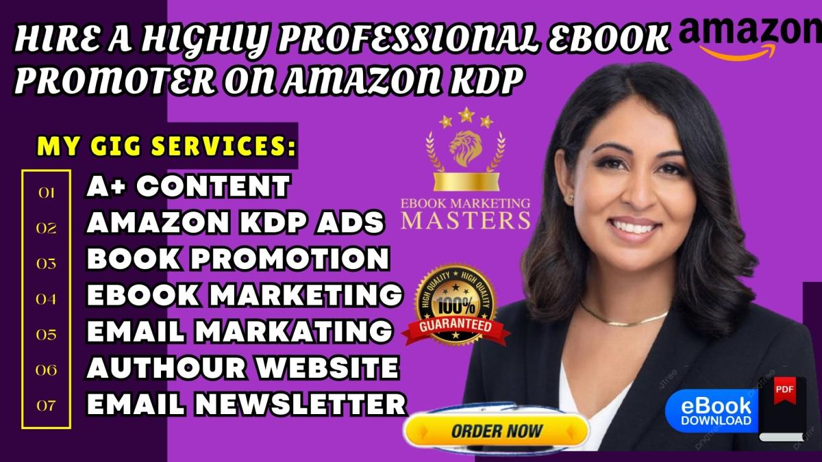 I Will Create Profitable Amazon KDP Book & eBook Promotions That Attract Readers!