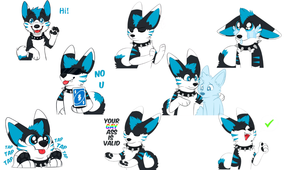 Furry Telegram Stickers | Animated Sticker Pack for Telegram