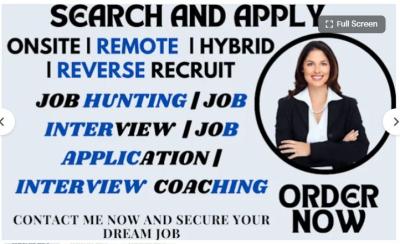 I Will Assist You with Federal Job Search, Application, and USAJOBS Submissions for Onsite and Remote Positions