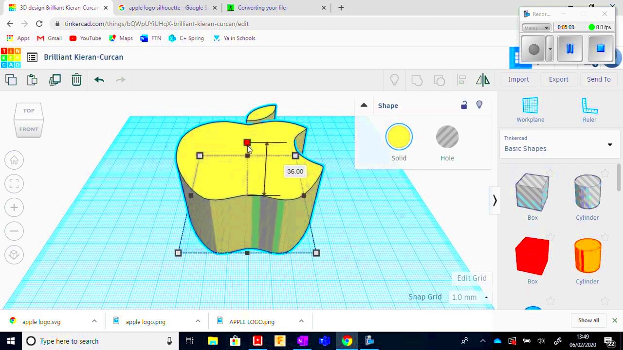 How to import an image into Tinker Cad  YouTube