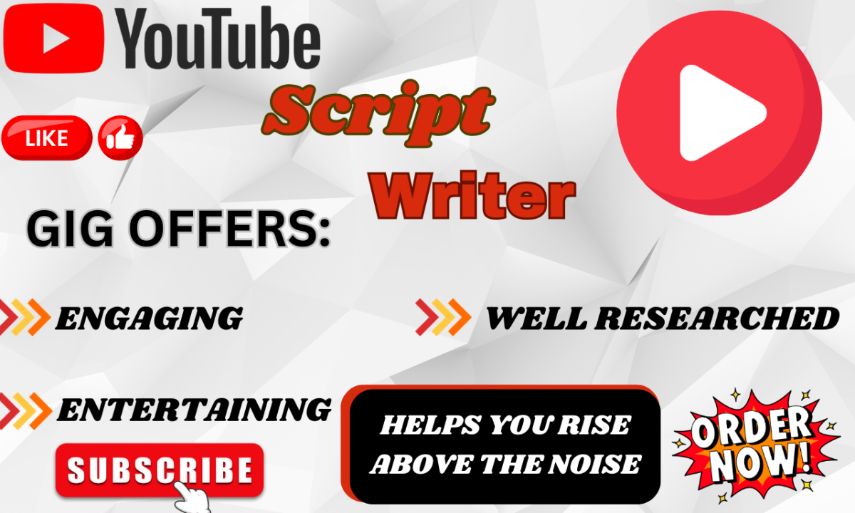 Research and Write a Script for Your YouTube Videos