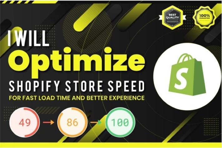 I Will Do Shopify Speed Optimization – Faster Load Times Guaranteed