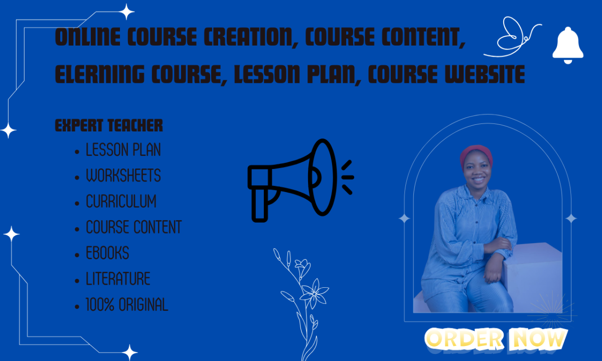 I Will Create Online Course Content, Lesson Plans, and eLearning Course on Thinkific