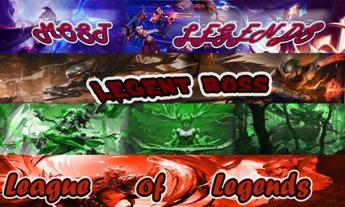 I Will Design Twitch Banner, YouTube Gaming Banner Professionally