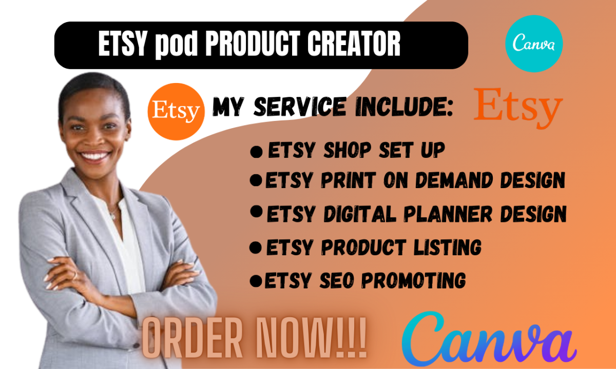 I Will Set Up Your Etsy Shop, Optimize Etsy SEO, and Create Product Listings