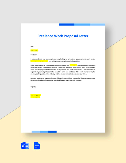 24 Freelancer Proposal Templates  Free Downloads  Templatenet