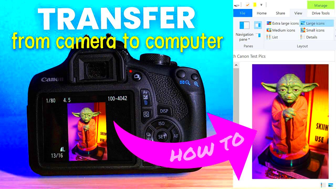 How to Transfer Files from Your Digital Camera to Your Computer  YouTube