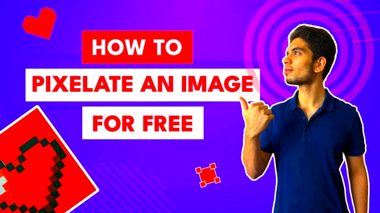 How to Pixelate an Image for Free  YouTube