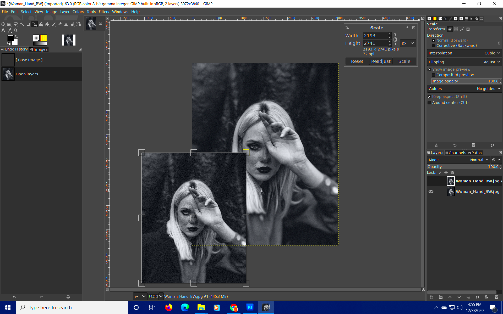 How to Resize a Layer in Gimp  Quick and Easy