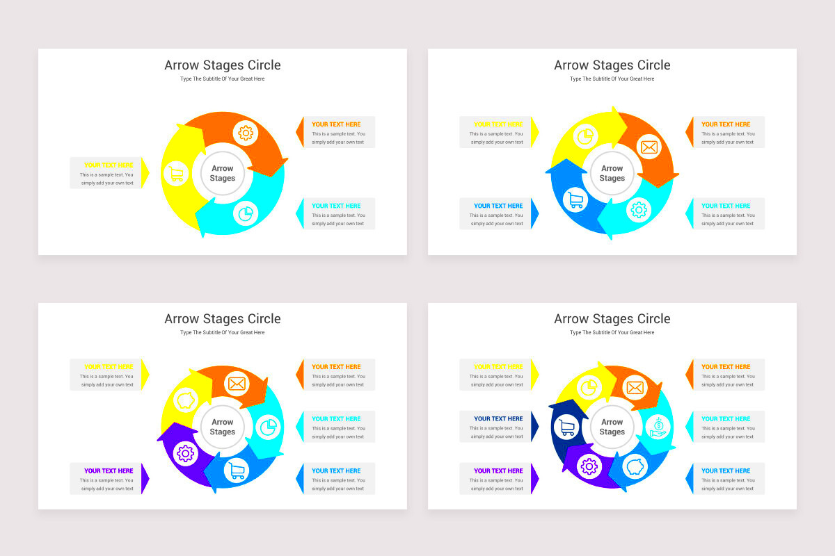 Rotating Circle Keynote Template  Nulivo Market