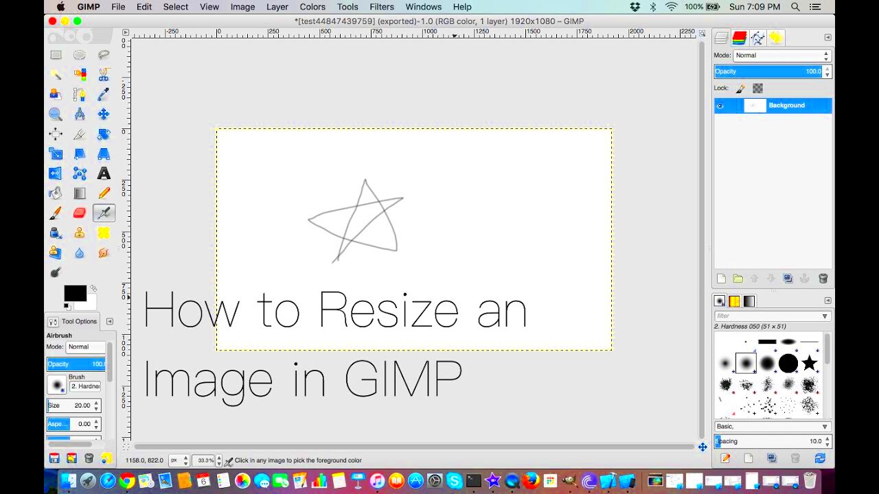 How to Resize an Image in GIMP  YouTube