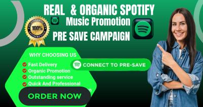 I Will Do Pre-Save Campaign Spotify Music Promotion Viral