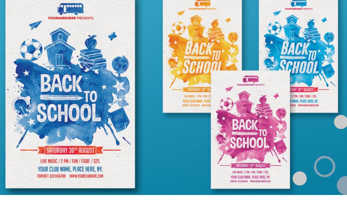 Church Flyer, School Flyer & Canva Halloween Flyer Design