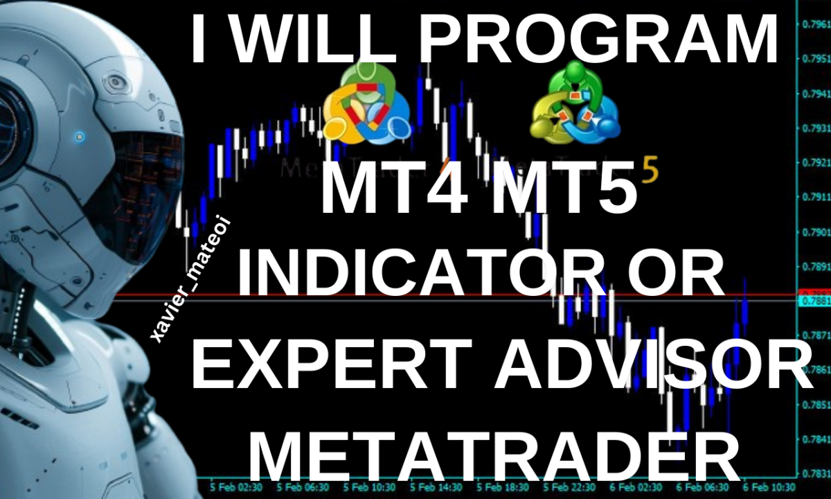 I Will Program MT4 MT5 Indicator or Expert Advisor for MetaTrader