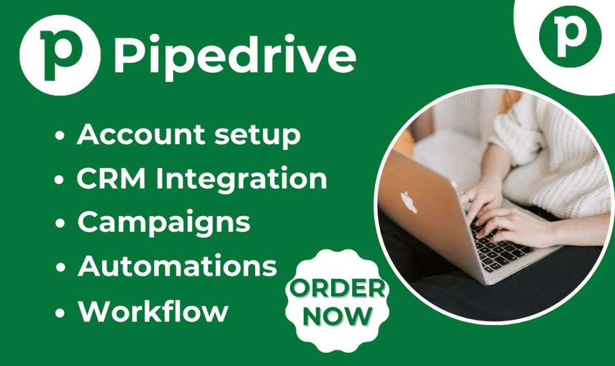 I Will Setup Pipedrive CRM, HubSpot CRM, Automation, Zoho