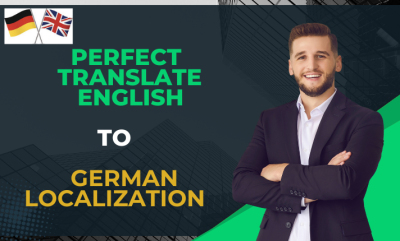 Perfect Localize Translate English into German