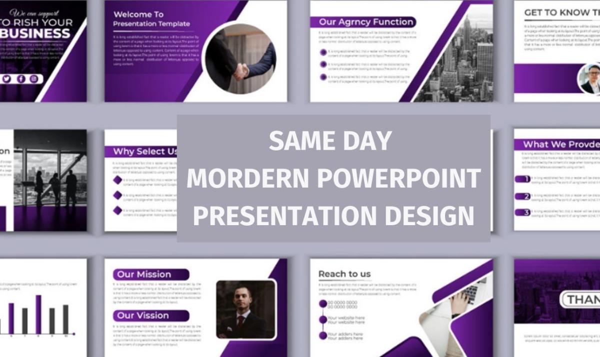 I Will Create Same Day PowerPoint Presentation, Canva Presentation, PowerPoint Design