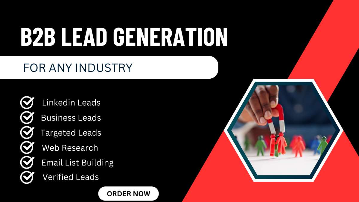 I Will Provide LinkedIn Leads and B2B Leads Generation Targeted Lead