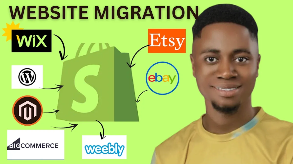 I Will Migrate Wix, WordPress, Weebly Store to Shopify Store