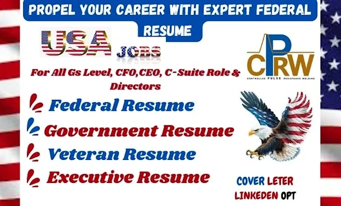 I Will Create a Professional Federal Resume for USAJOBS, ATS-Friendly Resume, LinkedIn Profile, and CV