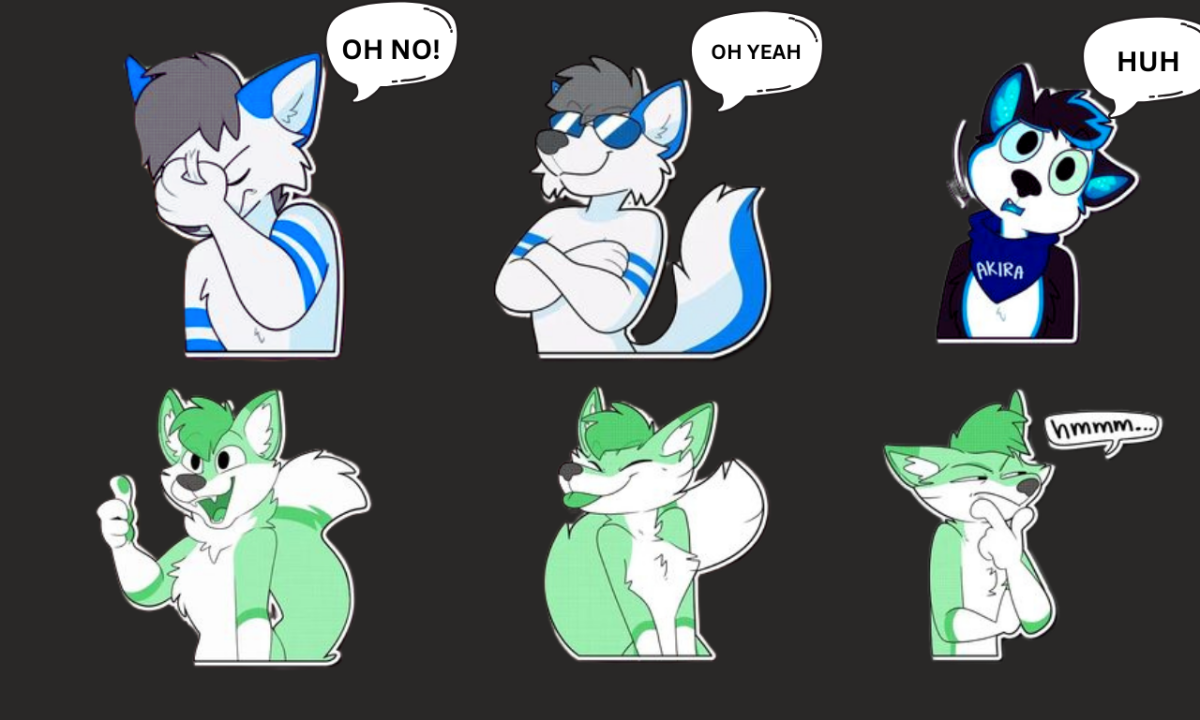 I Will Create Furry Animated Telegram Stickers and Crypto Animated Stickers