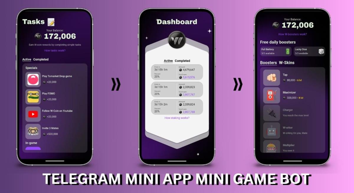 I Will Develop Telegram Mini App, Telegram Mini Game, and Telegram Mini Web