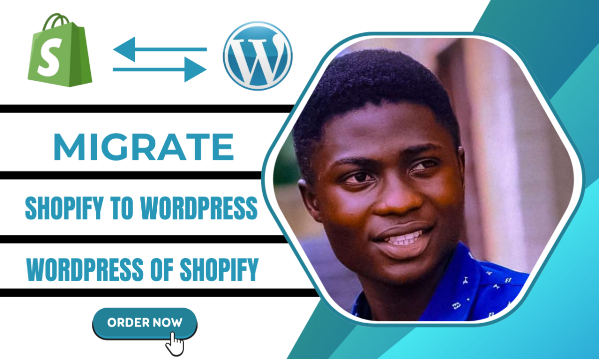 I Will Do WordPress to Shopify and Shopify to WordPress Store Migration