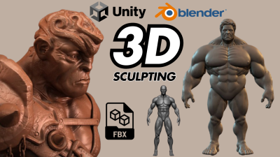 I Will Create Stunning 3D Sculpting Models in Blender for 3D Printing, Characters, and Animation