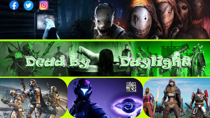 I Will Create Stunning Gaming YouTube Channel Art, Twitch Banners, and Flyer Designs