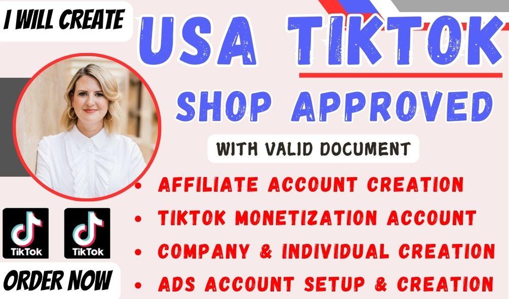 I Will Create and Manage USA TikTok Shop Setup for Non-USA Residents