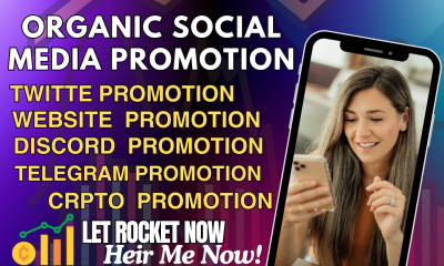 I Will Promote Your Social Media Links, Discord, Crypto Twitter, Telegram, and Website