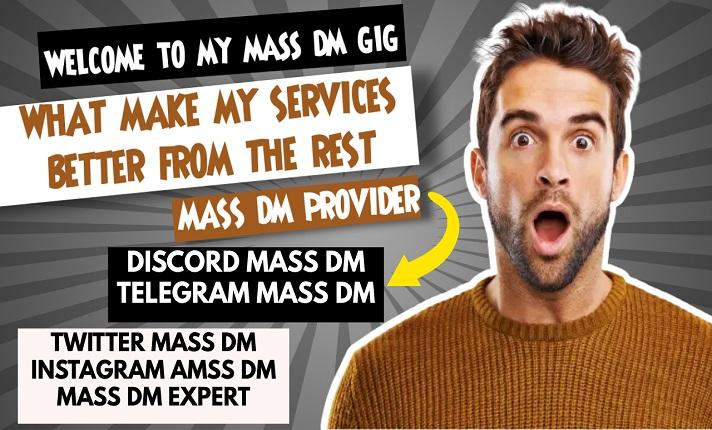 I will Telegram & Discord Mass DM for Effective Bulk Message Marketing