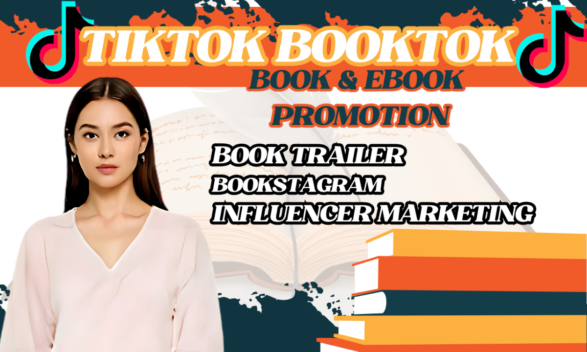 Viral Book or eBook Promotion on My BookTok TikTok Influencer Page to Rank Your Book