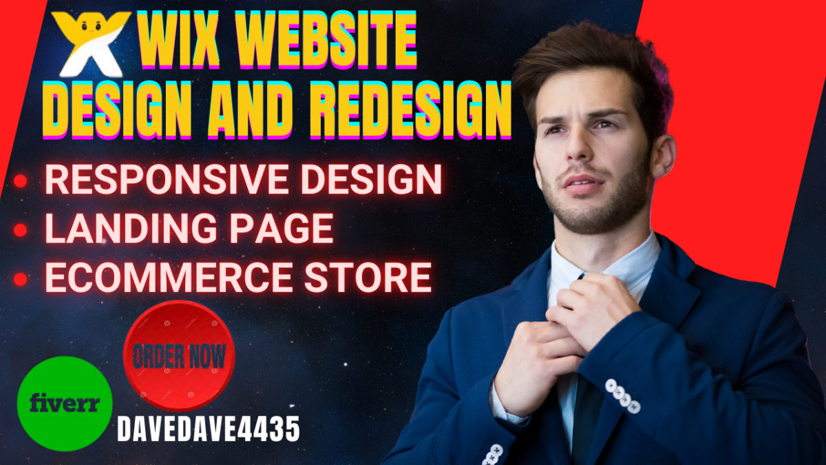 I Will Create Stunning Wix Website Design & Wix Website Redesign